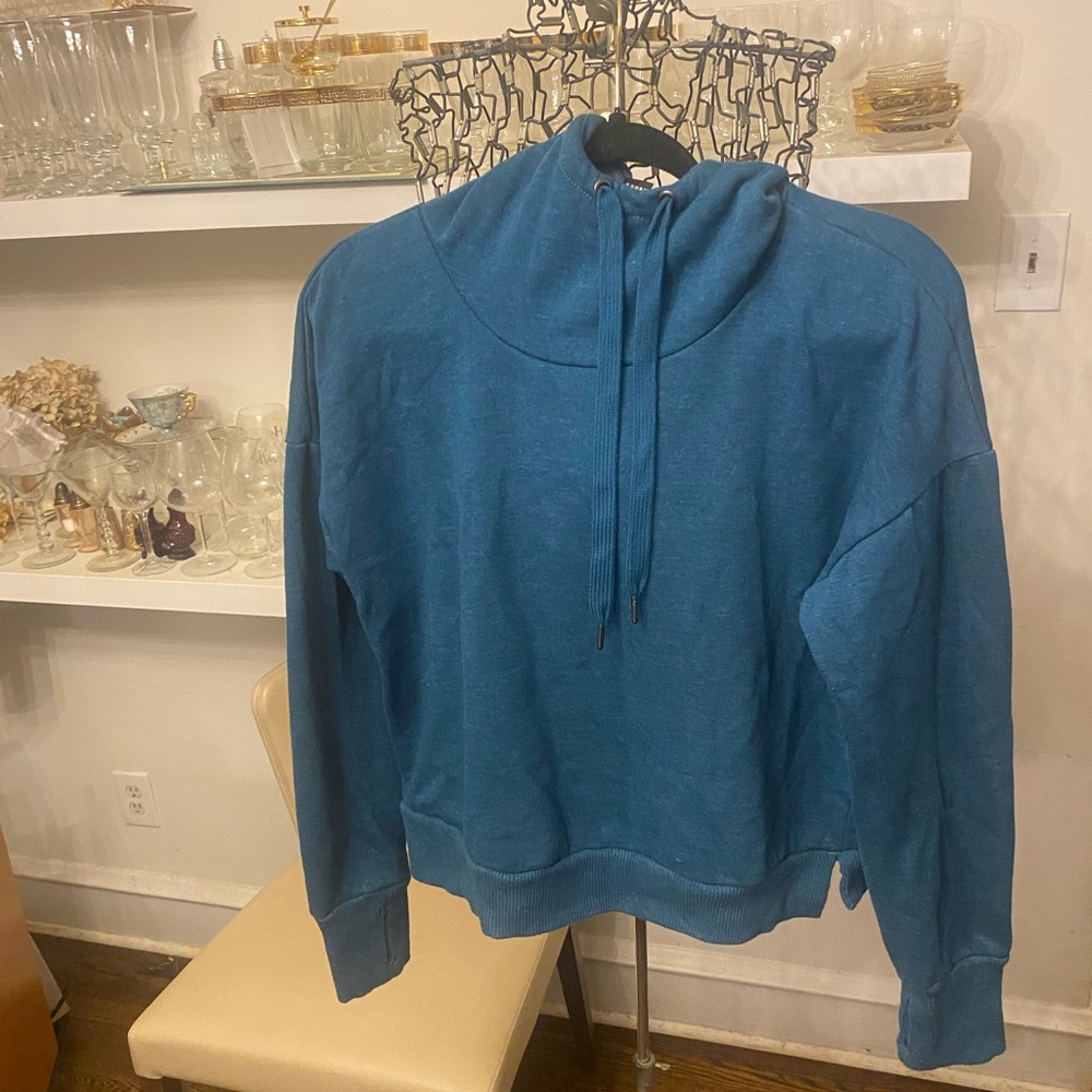 90 Degree By Reflex Teal Crewneck Sweatshirt